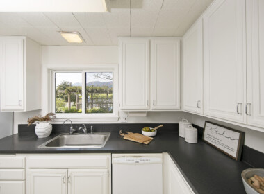 kitchen with views