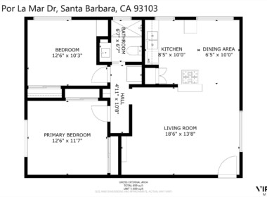 01-440 Por La Mar Dr Unit 1Floor Plan